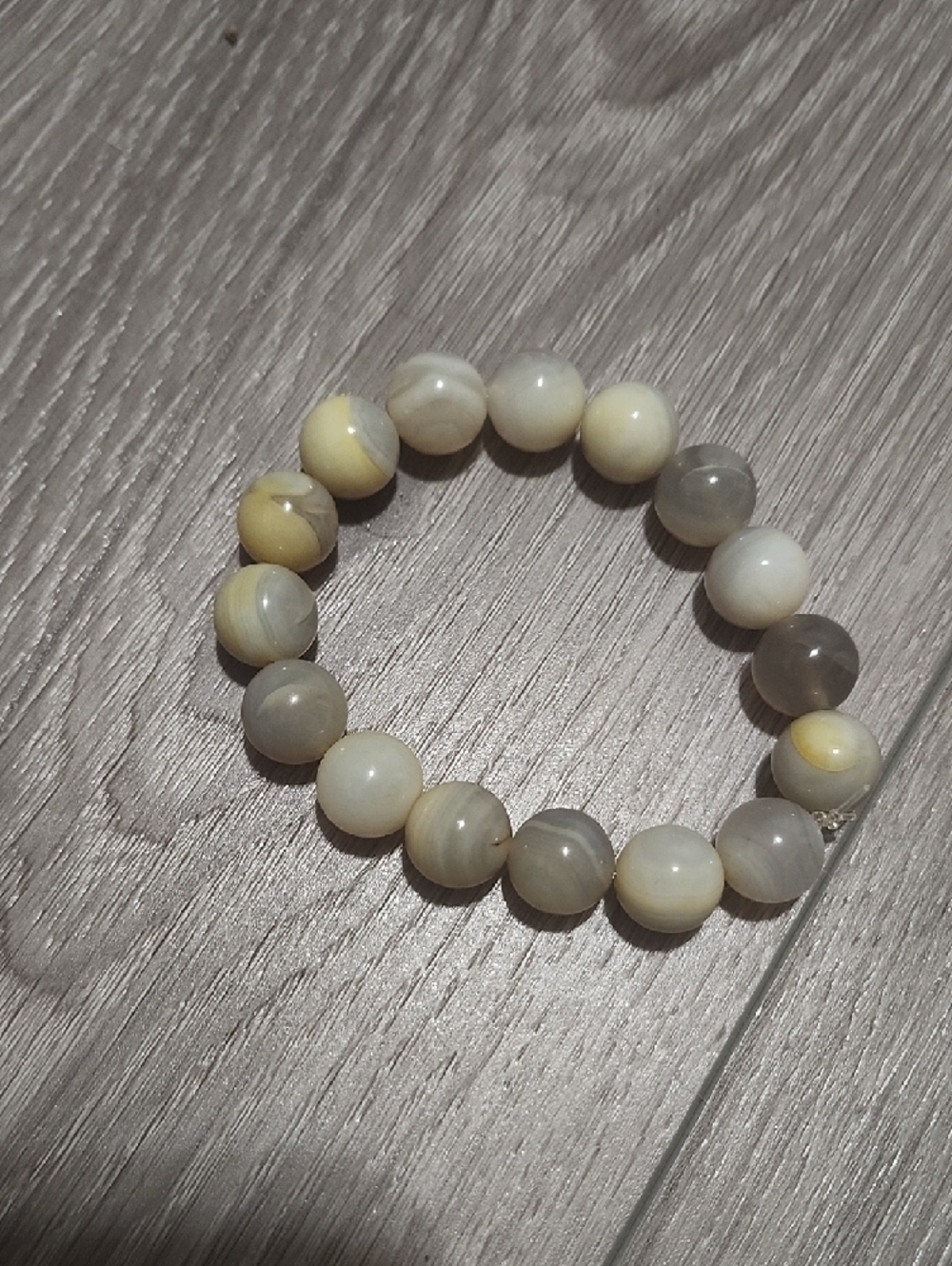 Handcrafted Bracelet Of The Month Golden Mist Harmony - Picture 3 of 7